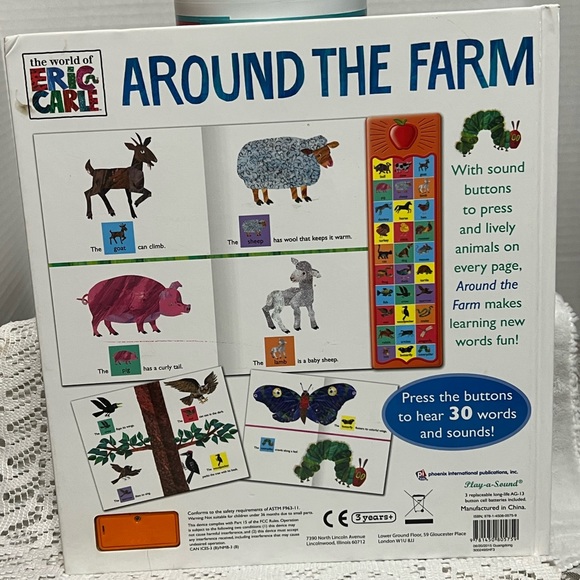 Around the Farm animal sounds book - Picture 2 of 2